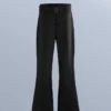 Pantaloni da sci elasticizzati a vita alta e a zampa d’elefante, resistenti all’acqua Pantaloni da sci elasticizzati a vita alta e a zampa d’elefante, resistenti all’acqua