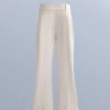 Pantaloni da sci elasticizzati a vita alta e a zampa d’elefante, resistenti all’acqua Pantaloni da sci elasticizzati a vita alta e a zampa d’elefante, resistenti all’acqua