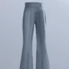 Pantaloni da sci elasticizzati a vita alta e a zampa d’elefante, resistenti all’acqua Pantaloni da sci elasticizzati a vita alta e a zampa d’elefante, resistenti all’acqua