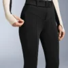 Pantaloni da sci elasticizzati a vita alta e a zampa d’elefante, resistenti all’acqua Pantaloni da sci elasticizzati a vita alta e a zampa d’elefante, resistenti all’acqua