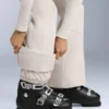 Pantaloni da sci elasticizzati a vita alta e a zampa d’elefante, resistenti all’acqua Pantaloni da sci elasticizzati a vita alta e a zampa d’elefante, resistenti all’acqua