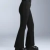 Pantaloni da sci elasticizzati a vita alta e a zampa d’elefante, resistenti all’acqua Pantaloni da sci elasticizzati a vita alta e a zampa d’elefante, resistenti all’acqua