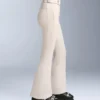 Pantaloni da sci elasticizzati a vita alta e a zampa d’elefante, resistenti all’acqua Pantaloni da sci elasticizzati a vita alta e a zampa d’elefante, resistenti all’acqua
