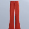 Pantaloni da sci elasticizzati a zampa d’elefante idrorepellenti Pantaloni da sci elasticizzati a zampa d’elefante idrorepellenti