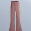 Pantaloni da sci elasticizzati a zampa d’elefante idrorepellenti Pantaloni da sci elasticizzati a zampa d’elefante idrorepellenti