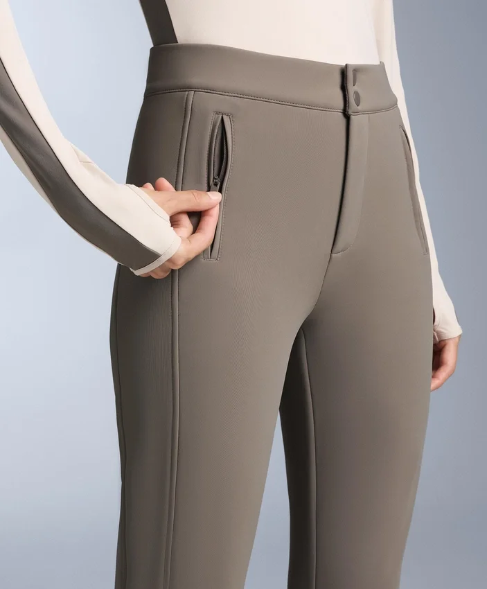 Pantaloni da sci elasticizzati a zampa d’elefante idrorepellenti Pantaloni da sci elasticizzati a zampa d’elefante idrorepellenti
