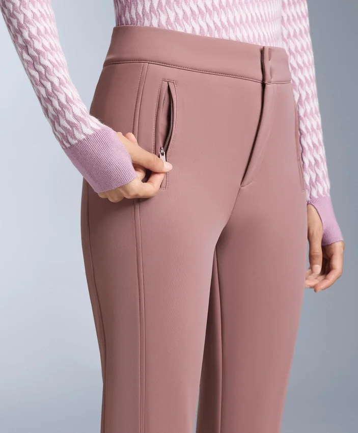 Pantaloni da sci elasticizzati a zampa d’elefante idrorepellenti Pantaloni da sci elasticizzati a zampa d’elefante idrorepellenti