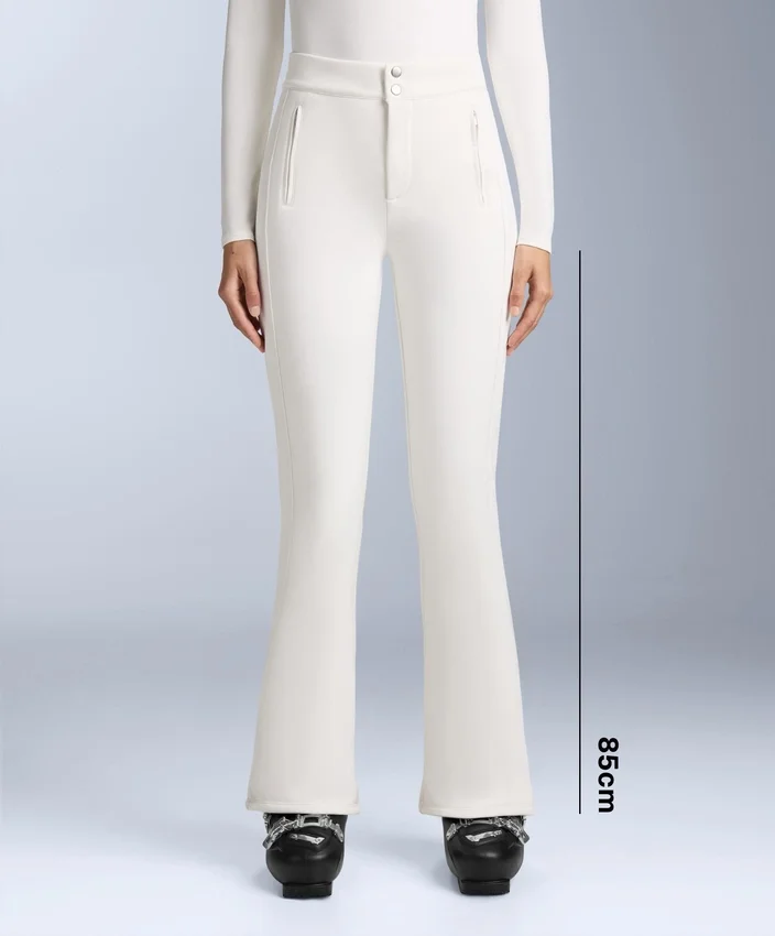 Pantaloni da sci elasticizzati a zampa d’elefante, resistenti all’acqua Pantaloni da sci elasticizzati a zampa d’elefante, resistenti all’acqua