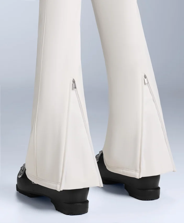 Pantaloni da sci elasticizzati a zampa d’elefante, resistenti all’acqua Pantaloni da sci elasticizzati a zampa d’elefante, resistenti all’acqua