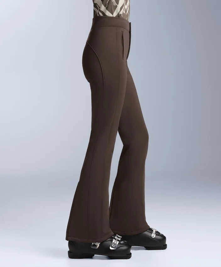 Pantaloni da sci elasticizzati a zampa d’elefante, resistenti all’acqua Pantaloni da sci elasticizzati a zampa d’elefante, resistenti all’acqua
