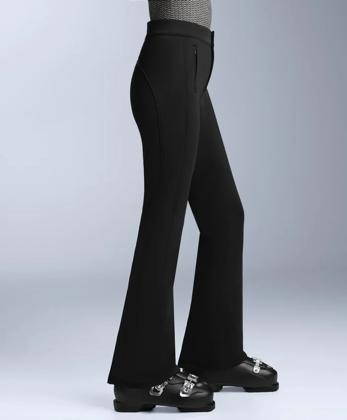 Pantaloni da sci elasticizzati a zampa d’elefante, resistenti all’acqua Pantaloni da sci elasticizzati a zampa d’elefante, resistenti all’acqua
