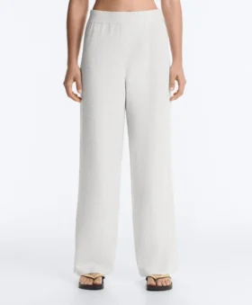 Pantaloni in maglia a vestibilità dritta