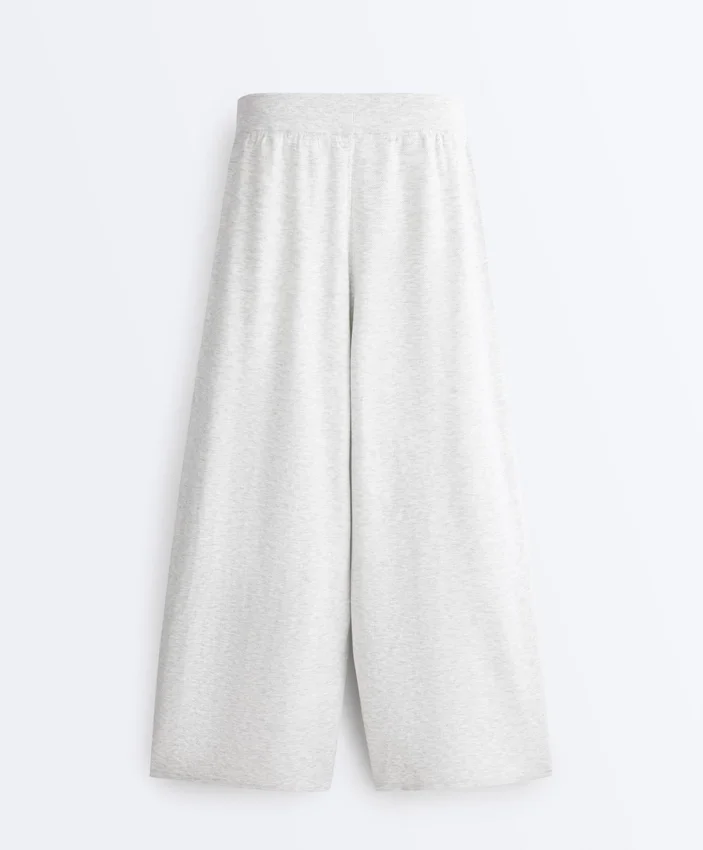 Pantaloni in maglia a vestibilità dritta Pantaloni in maglia a vestibilità dritta