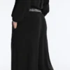Pantaloni lunghi a gamba larga in modal Soft Touch e con pieghe Pantaloni lunghi a gamba larga in modal Soft Touch e con pieghe