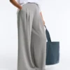Pantaloni lunghi a pieghe in modal Soft Touch Pantaloni lunghi a pieghe in modal Soft Touch