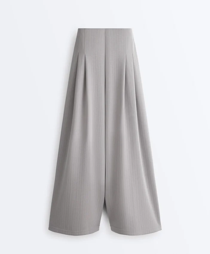 Pantaloni lunghi a pieghe in modal Soft Touch Pantaloni lunghi a pieghe in modal Soft Touch