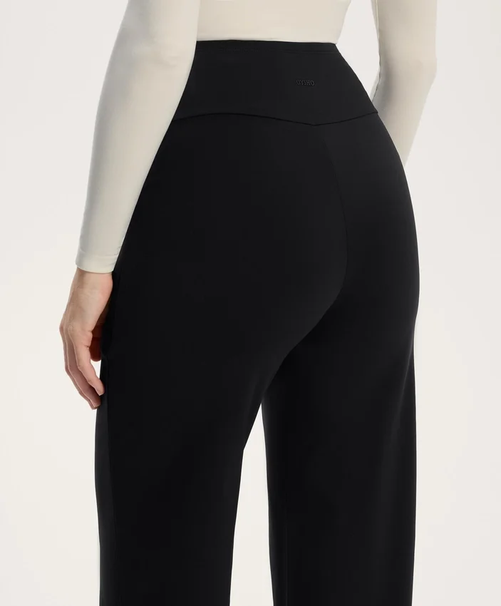 Pantaloni premaman caldi a gamba dritta Pantaloni premaman caldi a gamba dritta