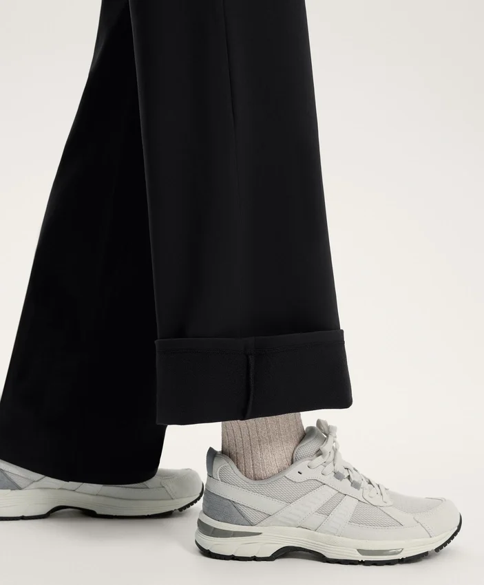 Pantaloni premaman caldi a gamba dritta Pantaloni premaman caldi a gamba dritta