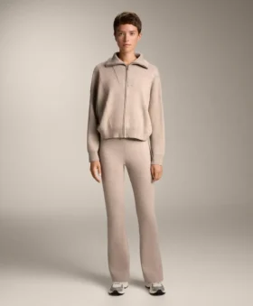 Pantaloni svasati in maglia
