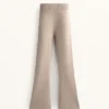 Pantaloni svasati in maglia Pantaloni svasati in maglia