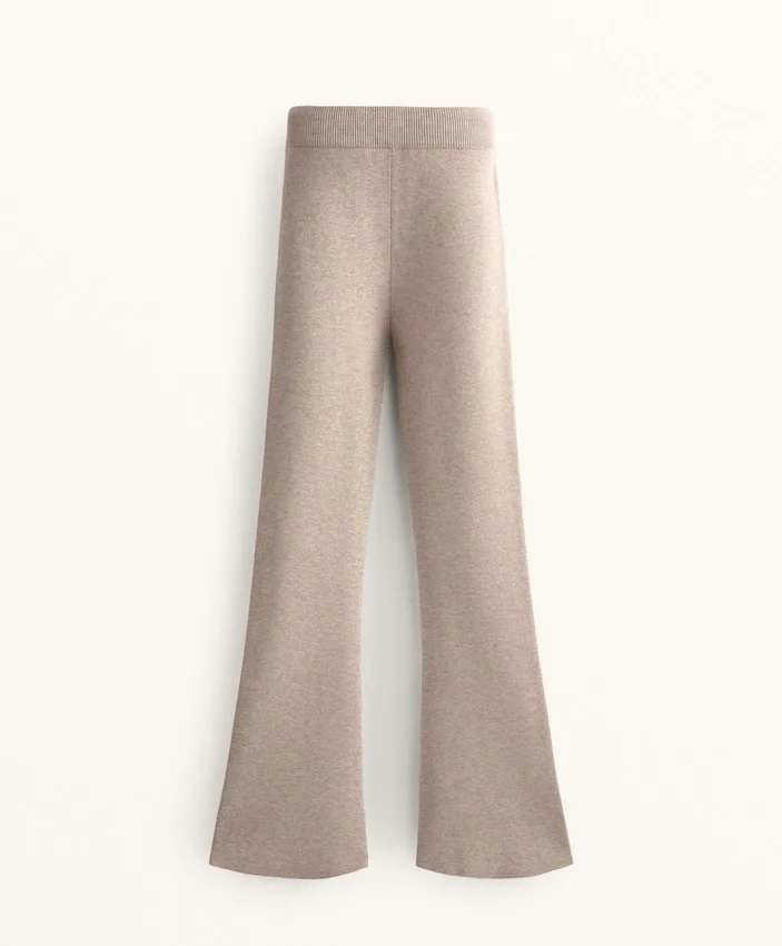 Pantaloni svasati in maglia Pantaloni svasati in maglia