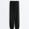 Pantaloni tuta aderenti in modal a costine Soft Touch