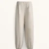 Pantaloni tuta in cotone dalla vestibilità comoda Pantaloni tuta in cotone dalla vestibilità comoda