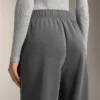 Pantaloni tuta in modal melange spazzolato