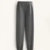 Pantaloni tuta in modal melange spazzolato