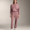 Felpa con cappuccio dal taglio squadrato in modal spazzolato Felpa con cappuccio dal taglio squadrato in modal spazzolato
