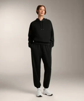 Pantaloni tuta in modal spazzolato