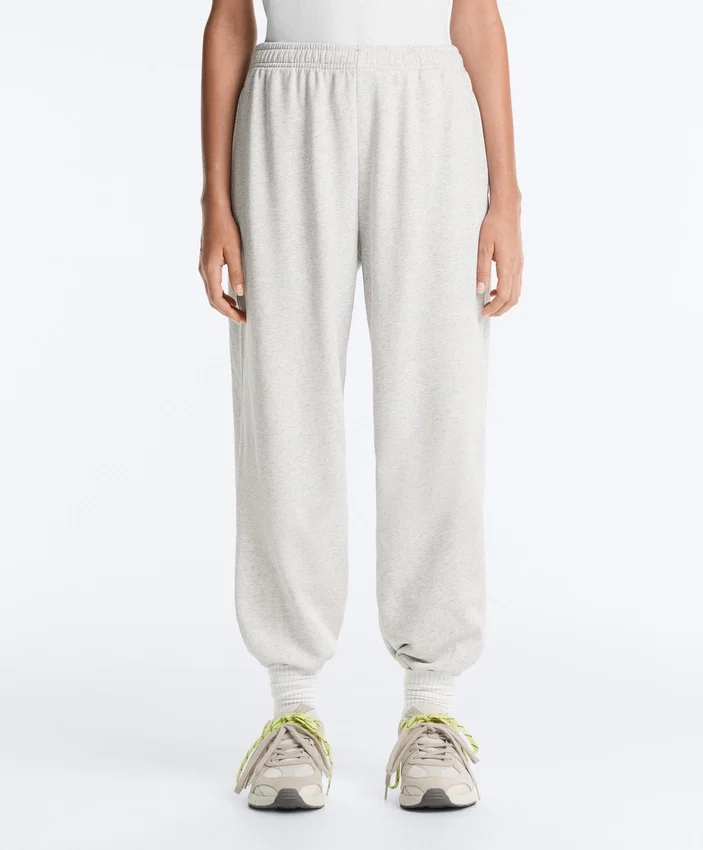 Pantaloni tuta in pile misto cotone Pantaloni tuta in pile misto cotone