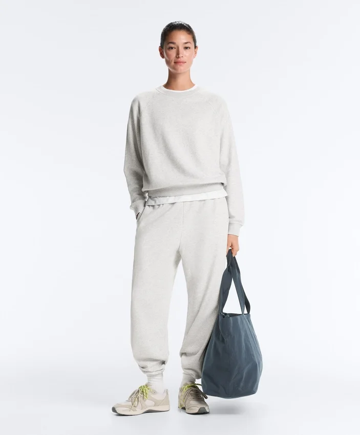 Pantaloni tuta in pile misto cotone Pantaloni tuta in pile misto cotone