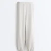 Pantaloni tuta in pile misto cotone Pantaloni tuta in pile misto cotone