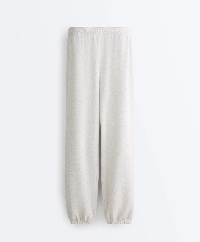 Pantaloni tuta in pile misto cotone Pantaloni tuta in pile misto cotone