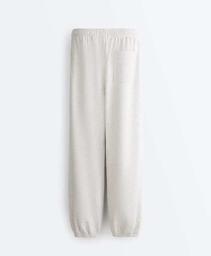 Pantaloni tuta in pile misto cotone Pantaloni tuta in pile misto cotone