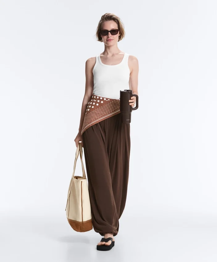 Pantaloni tuta Soft Touch in misto modal Pantaloni tuta Soft Touch in misto modal