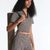 Polo a maniche corte a righe Comfortlux in pantaloncini