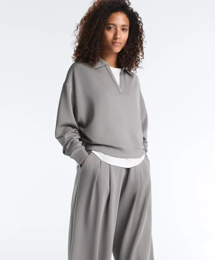 Polo a righe in modal Soft Touch Polo a righe in modal Soft Touch