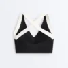 Reggiseno sportivo a contrasto Perfect-Adapt a sostegno medio