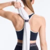 Reggiseno sportivo a sostegno medio compressivo con coppe in gomma