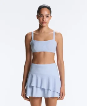 Reggiseno sportivo a sostegno medio con strisce diritte