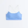 Reggiseno sportivo Comfortlux a sostegno leggero con bordino