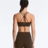 Reggiseno sportivo Comfortlux a sostegno leggero con spalline incrociate