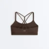 Reggiseno sportivo Comfortlux a sostegno leggero con spalline incrociate