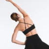 Reggiseno sportivo Comfortlux a sostegno leggero con spalline incrociate