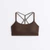 Reggiseno sportivo Comfortlux a sostegno leggero con spalline incrociate