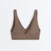 Reggiseno sportivo Comfortlux a sostegno medio con orlo a giorno
