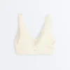 Reggiseno sportivo Comfortlux a sostegno medio con orlo a giorno