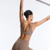 Reggiseno sportivo Comfortlux a sostegno medio con orlo a giorno